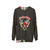 Aries 90 Black Stone Logo Hard Rock Sweatshirt - hanging