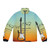Mark Domoney's Guitar Dominator Puffer Jacket featuring electric guitar design