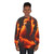 Fiery Firefox Sweatshirt with Vibrant Abstract Wildlife Design - women