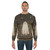 Glowing fireflies sweatshirt with vintage summer nights design - men