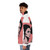 Vibrant marina pop art puffer jacket with electra heart and love and fear design - men side left