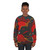 Mystical Fire Fish Sweatshirt featuring an oriental inspired mythical aquatic creature - women