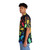 Colorful Hawaiian shirt with cats and books pattern design - People Left