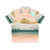 Colorful Hawaiian shirt with spring forest lake print
