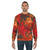 Vibrant Mandelbrot fractal sphere sweatshirt - men