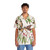 Spotted Pardalotes Hawaiian Shirt with Watercolor Pink Flowering Gum - People Front