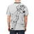 Sketch design of Tramp from the Disney film Lady and the Tramp on a t-shirt - men back