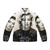 Marilyn Monroe Mugshot Puffer Jacket with Pop Art Design