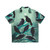 Raven Hawaiian Shirt with Geometric Design