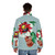 Maribou State Kingdoms In Colour Puffer Jacket with floral and hand design - men back