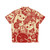 Maneki Neko Hawaiian Shirt with Lucky Cat Design - Back