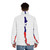 Puffer jacket with a map of Chile and the Chilean flag design - men back