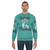 Feminist mermaid graphic on a cozy sweatshirt - men