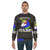 Retro feeling stabby unicorn sweatshirt - men