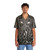 Lovecraft-inspired dark Hawaiian shirt with occult and horror designs - People Front