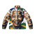 Mandela South Africa Puffer Jacket with Reggae Vibes