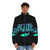 Bad Bunny Mami Que Tu Quiere Aqui Llego Tu Tiburon Oversized Puffer Jacket - men front