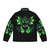 Maleficent puffer jacket with dragon and fantasy design - Back