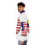 Vibrant Malaysia Countryball Puffer Jacket featuring the iconic Malaysian flag design - men side left