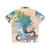 Colorful, psychedelic Hawaiian shirt with magical nature and journeying spirits design - Back