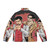 Majima Everywhere Puffer Jacket featuring characters from the Yakuza video game series - Back