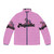 Majestic unicorn puffer jacket in a vibrant pink color with a whimsical unicorn design