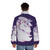 Majestic badass unicorn puffer jacket with a retro, fashionable design for unicorn lovers - men back