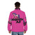 Majestic unicorn puffer jacket in a cozy and stylish design - men back