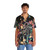 Deep space-themed Hawaiian shirt with astronaut, stars, and cosmic patterns - People Front