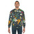 Exotic floral garden sweatshirt with botanical and tropical design - men