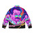 Magnum Jim Puffer Jacket featuring original artwork by Zerobriant - Back