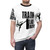 Boyka-inspired training t-shirt featuring kickboxing and MMA graphics - men front