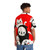 Death's Little Helpers Funny Hawaiian Shirt with Grim Reaper, Skulls, and Cats - People Back