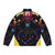 Cozy puffer jacket with spiderwish, witch, and coastal design - Back