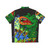 Little Shop of Horrors Audrey II Floral Hawaiian Shirt - Back