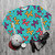 Colorful balloon animal dogs pattern sweatshirt - flat lay