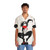 Silk Cindy Moon Black and White Hawaiian Shirt - People Front