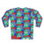 Iridescent pixelated everglades pacifist sweatshirt - Back