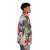 Madonna inspired puffer jacket with pop art design - men side right