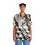 M.C. Escher Hawaiian Shirt with Cubist-Inspired Graphic Art - People Front