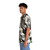 M.C. Escher Hawaiian Shirt with Cubist-Inspired Graphic Art - People Left