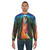 Psychedelic sweatshirt with nature and occult imagery - men
