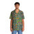 City Roads Map Hawaiian Shirt with Tropical Graphic Design - People Front