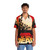 Dawn Of The Dead inspired hawaiian shirt with zombie and horror motif - People Front