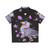 Shoebill stork Hawaiian shirt with vibrant floral pattern