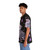 Shoebill stork Hawaiian shirt with vibrant floral pattern - People Left