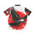 Soaring Flight Hawaiian Shirt with Bird, Crow, and Moon Design - Back