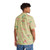 Shibakura Matchinu Matcha Green Hawaiian Shirt with Shiba Inu and Cherry Blossom Print - People Back