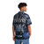Snow leopard Hawaiian shirt with tropical print - People Back