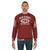 Elm Street College Sweatshirt with Freddy Krueger and Nightmare on Elm Street design - men